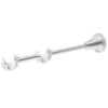 Inox Classic double curtain pole bracket close-up