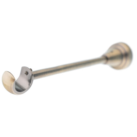 19 Antique Single Classic 2 Antique Classic single curtain pole bracket close-up