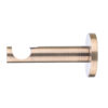 19 Antique Single Modern 19 mm single curtain rod bracket in modern style with antique finish