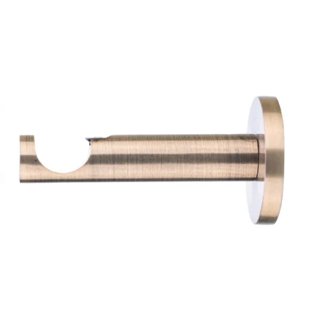 19 mm single curtain rod bracket in modern style with antique finish