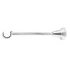 19 Chrome Single Classic Chrome Classic single curtain pole bracket