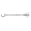 Chrome Classic single curtain pole bracket