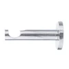 19 mm single curtain rod bracket in modern style with chrome finish