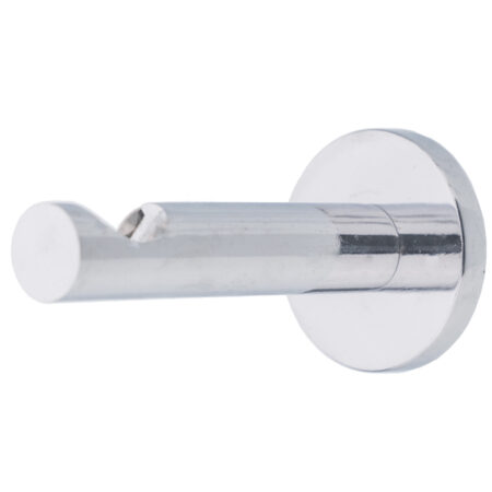 19 Chrome Single Modern 2 19 mm single curtain rod bracket in modern style with chrome finish