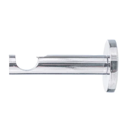 19 mm single curtain rod bracket in modern style with chrome finish