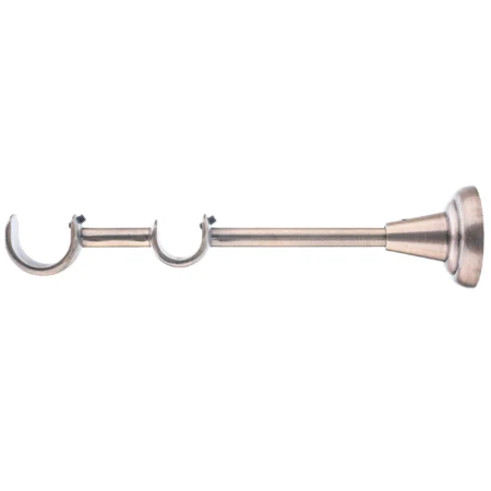 25-19 mm double curtain rod bracket with antique finish