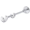 25-19 mm double curtain rod bracket with chrome finish