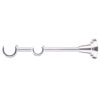 25-19 Inox Double 25-19 mm double curtain rod bracket with inox finish
