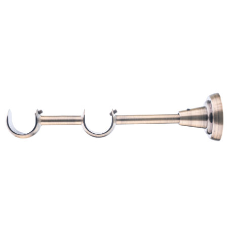 25-25 mm double curtain rod bracket with antique finish