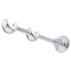 25-25 mm double curtain rod bracket with chrome finish