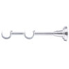 25-25 mm double curtain rod bracket with chrome finish