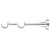 25-25 mm double curtain rod bracket with chrome finish
