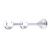 25-25 mm double curtain rod bracket with chrome finish
