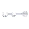 25-25 mm double curtain rod bracket with chrome finish