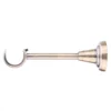 25 mm single curtain rod bracket in classic style with antique finish