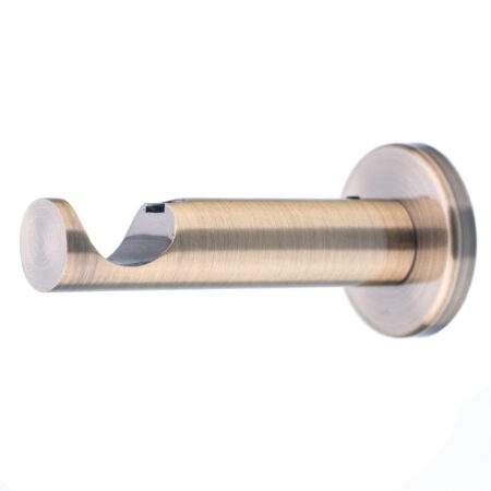 25 mm single curtain rod bracket in modern style with antique finish