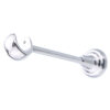 25 mm single curtain rod bracket in classic style with chrome finish