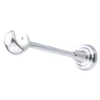 25 mm single curtain rod bracket in classic style with chrome finish