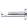 25 mm single curtain rod bracket in modern style with chrome finish