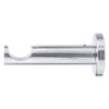 25 mm single curtain rod bracket in modern style with chrome finish