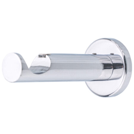 25 mm single curtain rod bracket in modern style with chrome finish