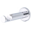 25 mm single curtain rod bracket in modern style with chrome finish