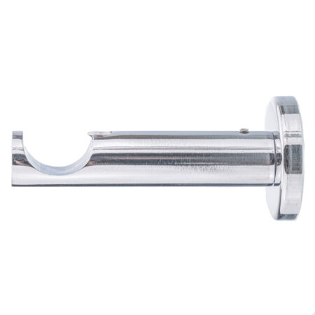 25 mm single curtain rod bracket in modern style with chrome finish