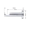 25mm Curtain Pole Bracket Modern