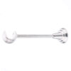 25 mm single curtain rod bracket in classic style with inox finish