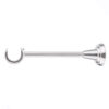 25 mm single curtain rod bracket in classic style with inox finish