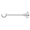 25 mm single curtain rod bracket in classic style with inox finish