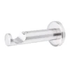 25 mm single curtain rod bracket in modern style with inox finish