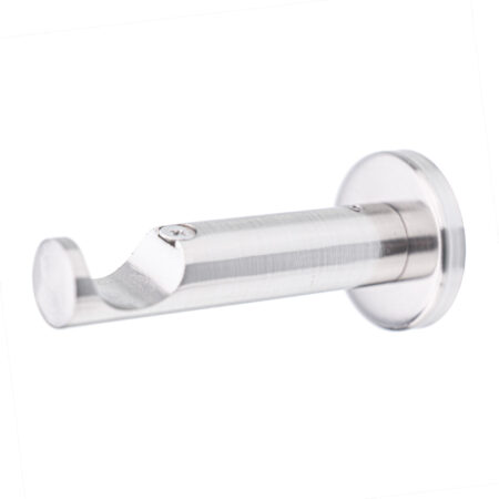 25 mm single curtain rod bracket in modern style with inox finish