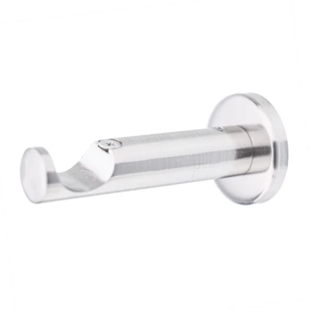 25 mm single curtain rod bracket in modern style with inox finish