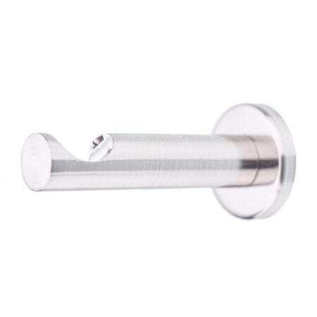 25 mm single curtain rod bracket in modern style with inox finish