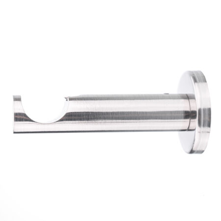 25 mm single curtain rod bracket in modern style with inox finish
