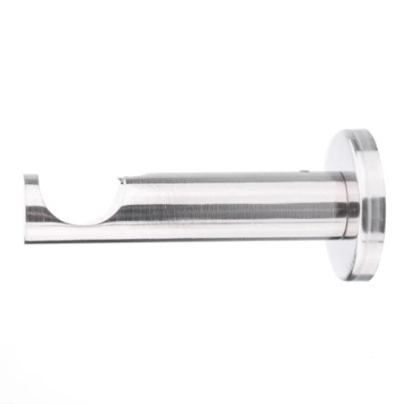25 mm single curtain rod bracket in modern style with inox finish