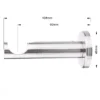 25 mm single curtain rod bracket in modern style with inox finish and dimensions
