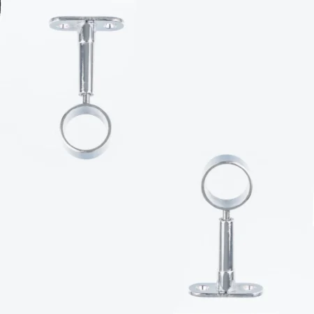 Brackets_centre_RUN_25_pair Chrome centre support bracket for 25 mm wardrobe rail