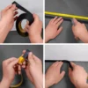 PVC Skirting Board Self-Adhesive Flexible Trim 10x10mm 5m