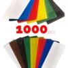 Flat plastic window spacers, 24 mm and 32 mm wide, all thicknesses, 1000 PCS packs