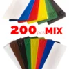 Flat plastic window spacers shown in 24 mm and 32 mm widths, 200 PCS mixes