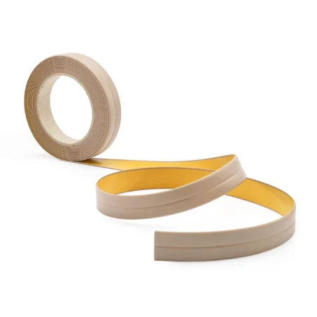 PVC Skirting Board Self-Adhesive Flexible Trim 10x10mm 5m