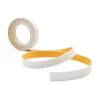 Unrolled light gray self-adhesive PVC skirting board trim, 10x10mm, 5m roll