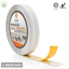 Roll of light gray self-adhesive PVC skirting board trim, 10x10mm, 5m long