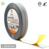 Roll of gray self-adhesive PVC skirting board trim, 10x10mm, 5m long