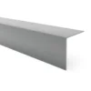 Dark Gray self-adhesive PVC wall corner protector angle trim, close-up Dark Gray self-adhesive PVC wall corner protector angle trim, close-up of the profile