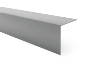 Dark Gray PVC Wall Corner Protector Angle Trim – 1m L-Profile Dark Gray PVC wall corner protector angle trim, 1 metre L-profile close up