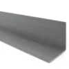 Dark Gray PVC Angle Trim Profile – 1m Wall Corner Protector Dark Gray PVC angle trim, 1 metre wall corner protector shown from the side