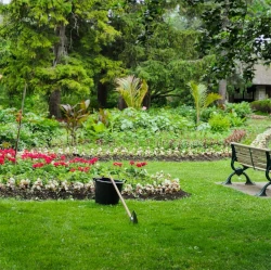 A green, beautifully maintained garden, shown as the Garden category image